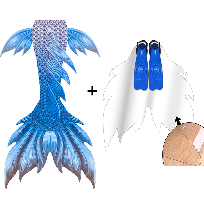 New Design Blue Colour SKins T - Swim Fins ulasan dan harga