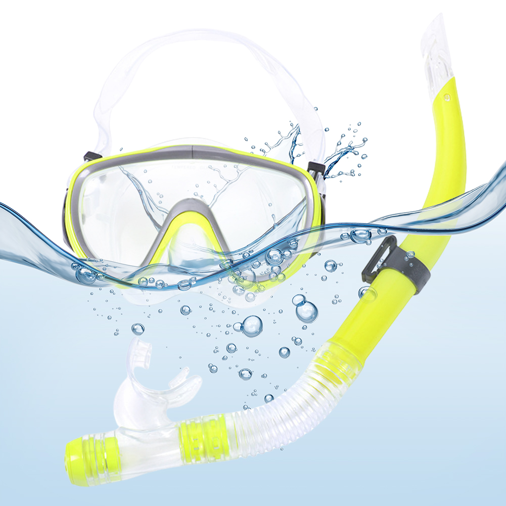 Diving Mask & Snorkel Set Adju - Snorkel Set ulasan dan harga
