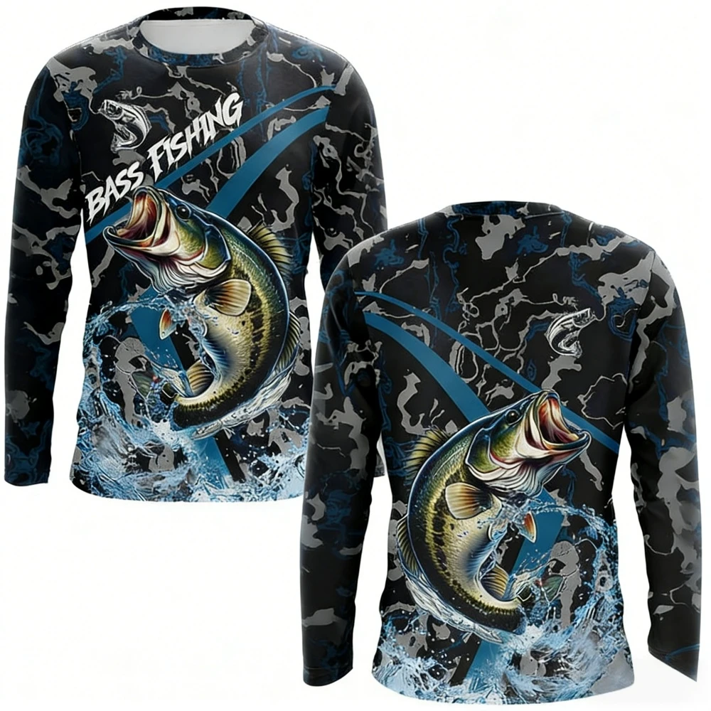 Mens Fishing Shirt Long Sleeve - Rash Guard ulasan dan harga
