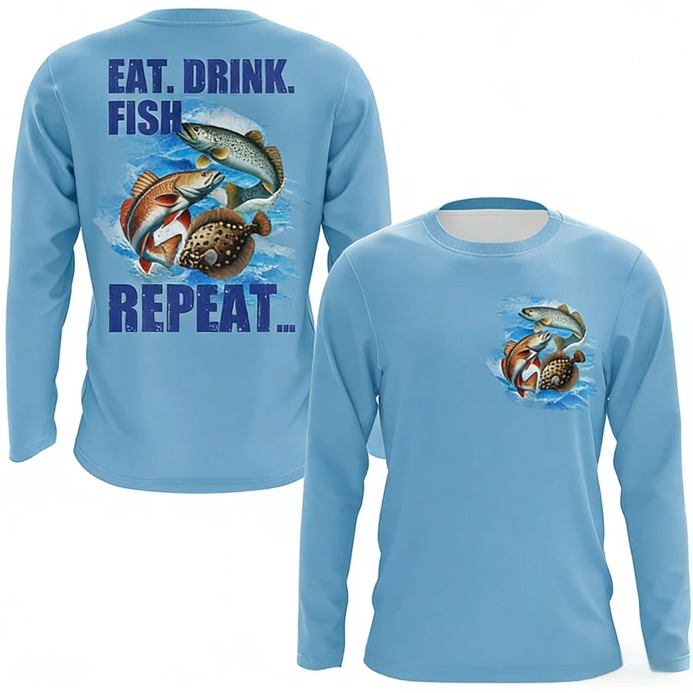 Mens Fishing Shirt Long Sleeve - Rash Guard ulasan dan harga