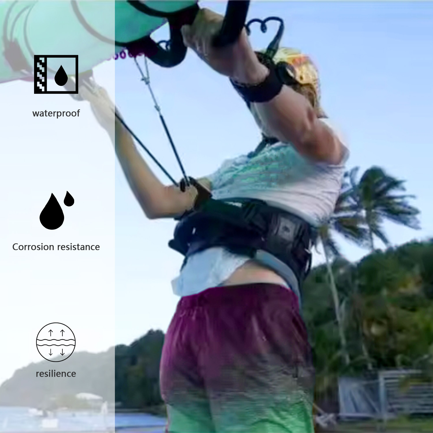 New Coiled Surfboard Leash Qui - Surfboard Leash ulasan dan harga