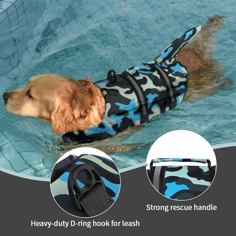 Dog Life Jacket Shark Ripstop  - Life Jacket ulasan dan harga