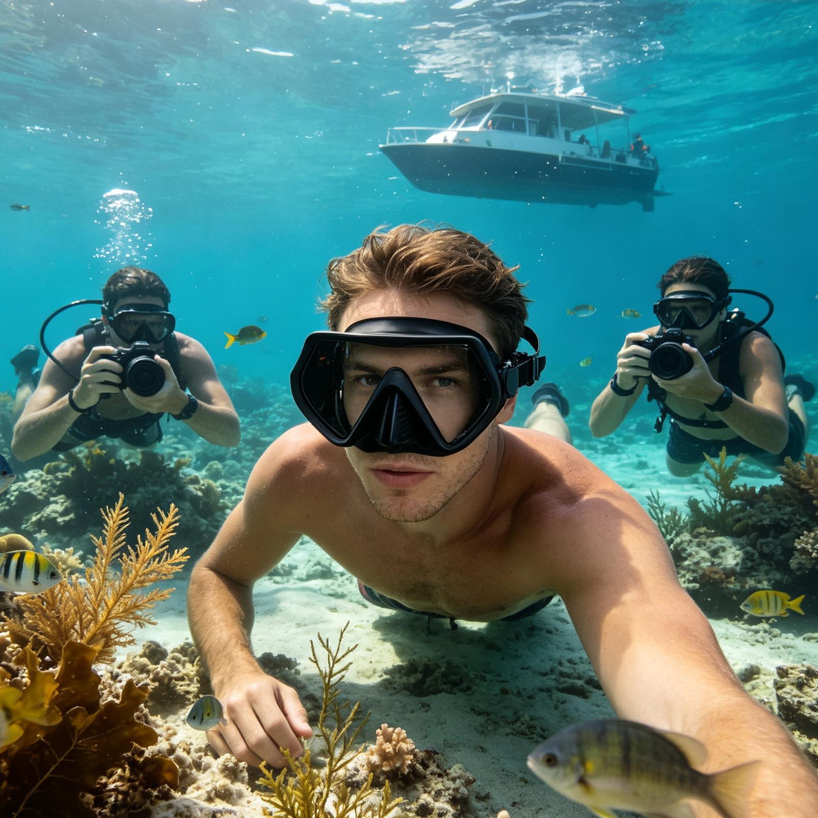 Dive Goggles Anti-Fog High Def - Goggles Swim ulasan dan harga