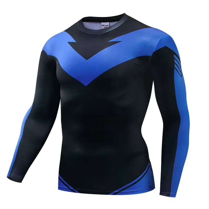 3D Printed Casual Long Sleeve  - Rash Guard ulasan dan harga