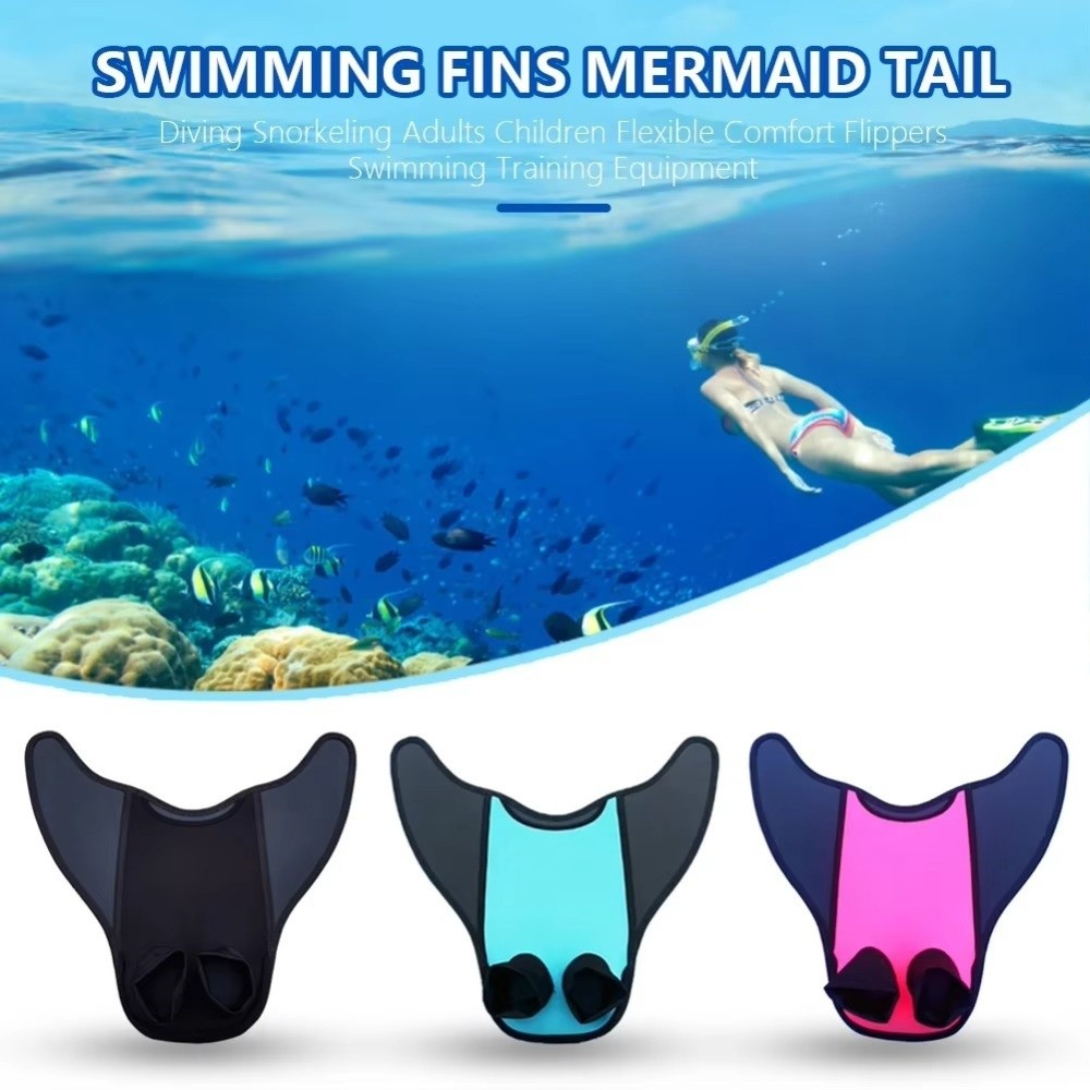 Lightweight Mermaid Swimming T - Flippers Swimming ulasan dan harga