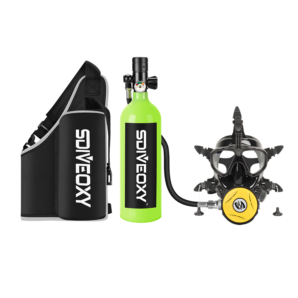 1L Integrated Head Diving Resp - Diving Mask ulasan dan harga