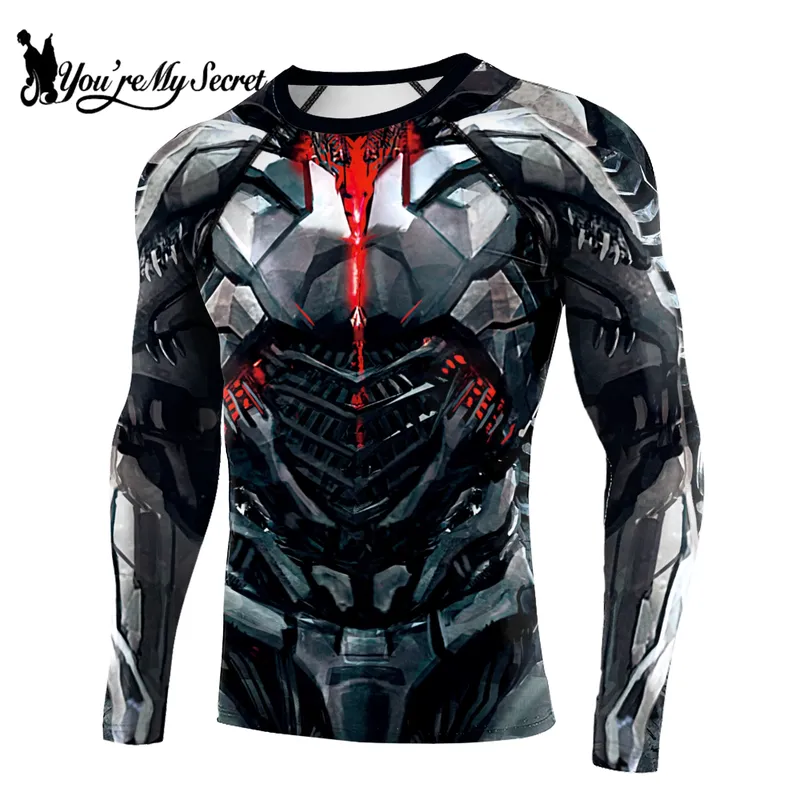 3D Printed Casual Long Sleeve  - Rash Guard ulasan dan harga
