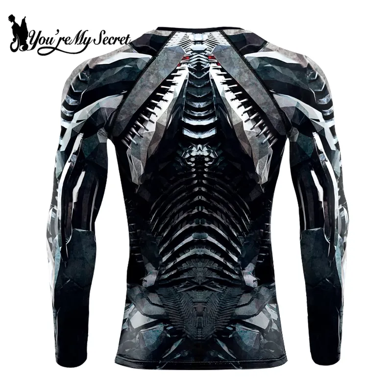 3D Printed Casual Long Sleeve  - Rash Guard ulasan dan harga